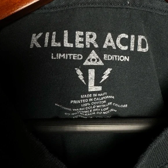 Killer Acid T Shirt Men’s Large - Picture 4 of 6
